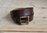 Leather Belt with Antique Brass Buckle